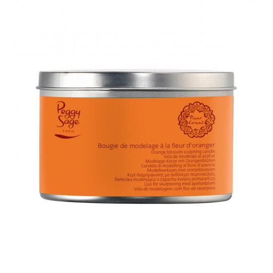 Massage candle with orange flower water 120g