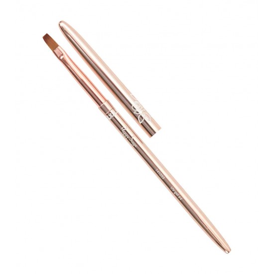 rose gold UV gel flat-tipped brush - synthetic #2