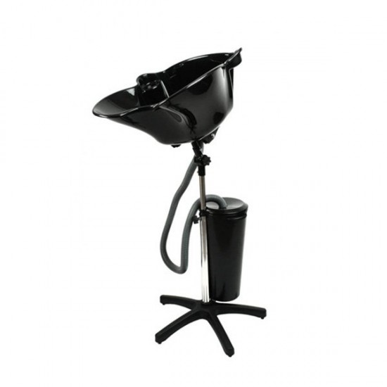 Black Portable Hairdressing Bath With Bucket