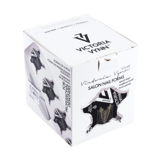 SALON NAIL FORMS BLACK 400PCS VV