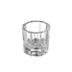 Γυάλινο ποτηράκι ακρυλικού και acrygel Γυάλινο ποτηράκι ακρυλικού και acrygel