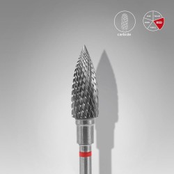 Φρέζα Καρβιδίου Κόκκινη Staleks EXPERT 5mm/13,5mm