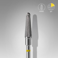Φρέζα Καρβιδίου Frustum Κίτρινη Staleks EXPERT 4mm/13mm