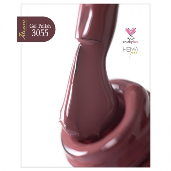 Gel polish №3055 CHOCOLATE. 15 ml. Semi permanent polish.