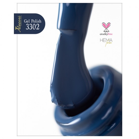 Gel polish №3302 BLUE REF. 15 ml. Semi permanent polish.