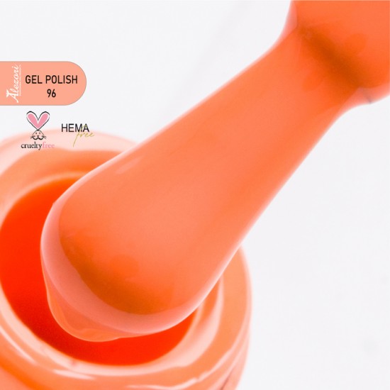 Gel polish №96 15ml - Neon Orange