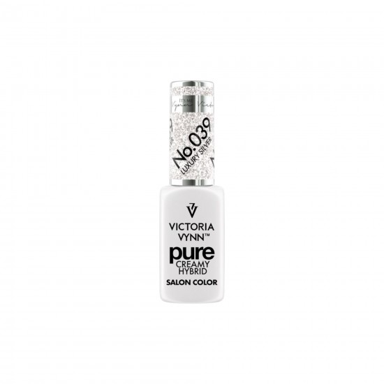 Pure Creamy Hybrid 039 Luxury Silver 8ml Pure Creamy Hybrid 039 Luxury Silver 8ml