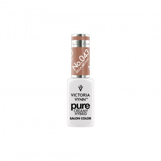 Pure Creamy Hybrid 043 Bella Brown 8ml Pure Creamy Hybrid 043 Bella Brown 8ml