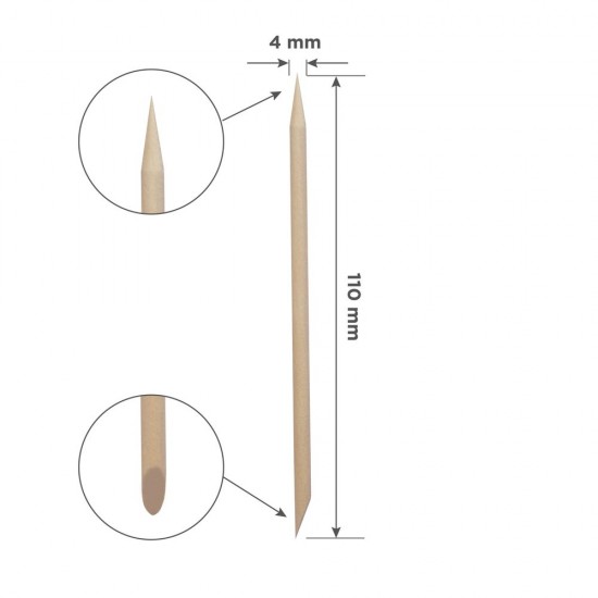 Staleks Ξυλάκια Μανικιούρ 110mm (100τμχ) Staleks Ξυλάκια Μανικιούρ 110mm (100τμχ)
