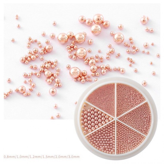 Caviar Disc in Various Coral Sizes