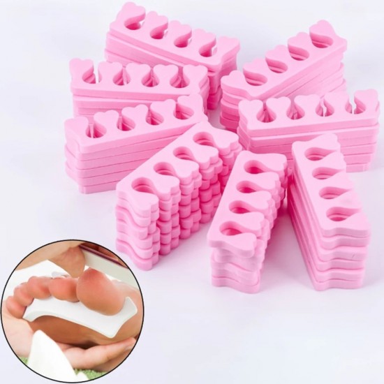 Pedicure Toe Separators 25 Pairs Pink
