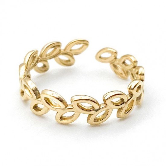 Leaf Ring Gold