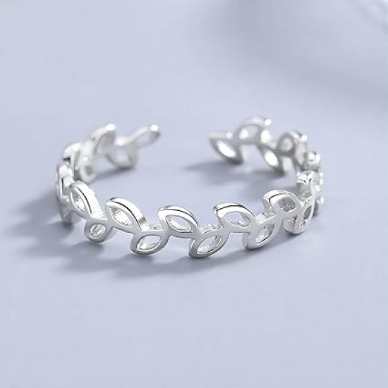 Leaf Ring Silver