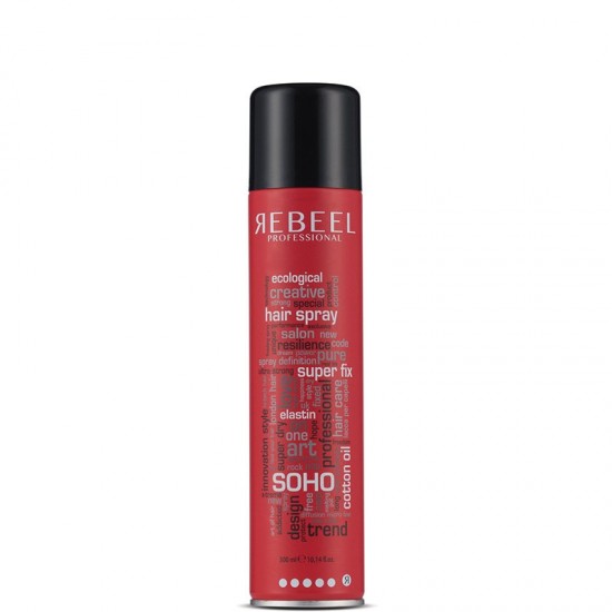 Επαγγελματική Λακ Μαλλιών Rebeel SOHO Ecological Super Fix 300ml